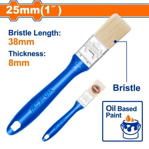 BROCHA PARA PINTURA DE 1" (25 MM) MANGO PLASTICO WADFOW