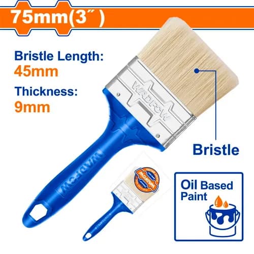 BROCHA PARA PINTURA DE 3" (75 MM) MANGO PLASTICO WADFOW