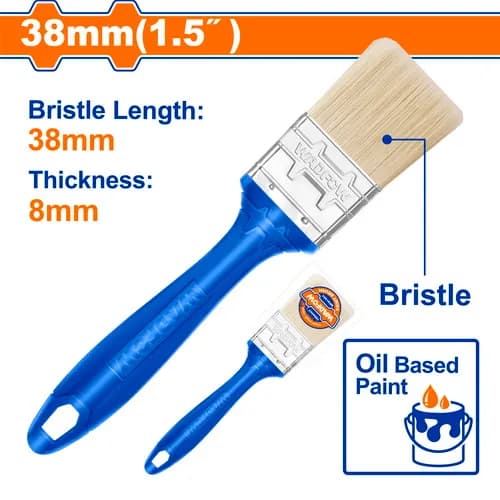 BROCHA PARA PINTURA DE 1.5" (38 MM) MANGO PLASTICO WADFOW