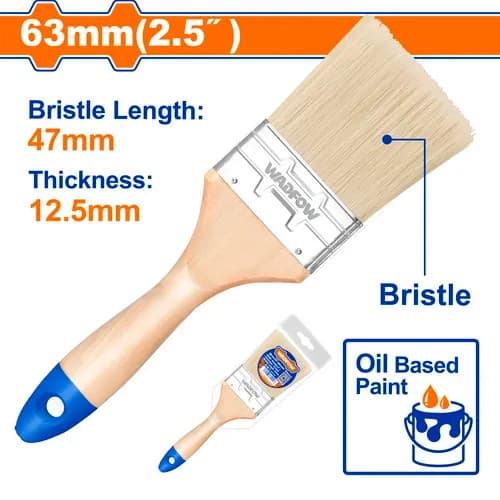 BROCHA PARA PINTURA DE 2,5"(63 MM) WADFOW