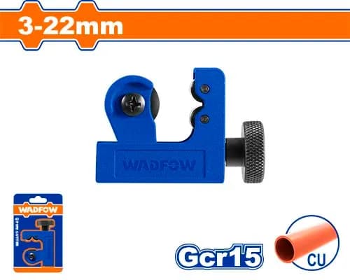 CORTADOR DE TUBO PVC AZUL DE 3 A 22MM WADFOW