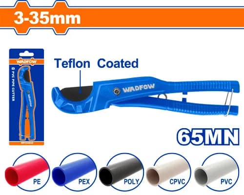 CORTADOR DE TUBO PVC AZUL DE 3 A 35MM WADFOW