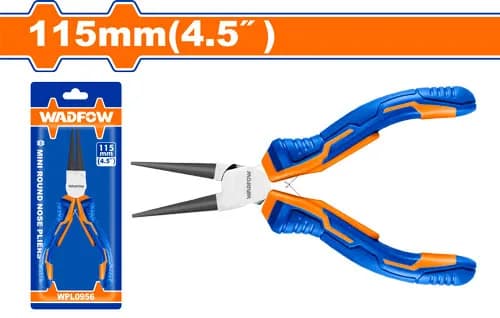PINZA MINI REDONDA 4,5"" SIN CORTE WADFOW