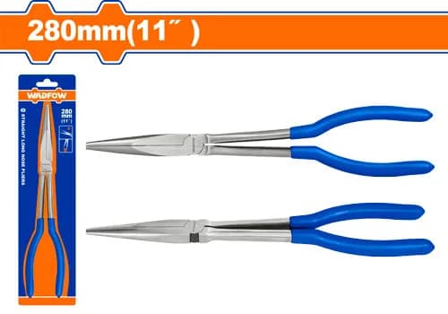 PINZA PUNTA LARGA RECTOS 11""/280MM S/CORTADOR WADFOW