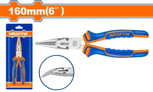 PINZA PUNTA LARGA CABEZA DOBLADA INDUSTRIAL 6"/160MM WADFOW