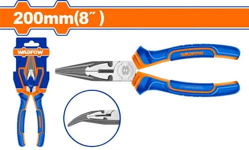 PINZA PUNTA CURVA 8"" WADFOW AZUL