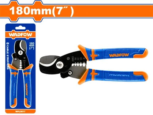 PINZA CORTADORA Y PELADORA DE CABLE DE 7" 180MM REDONDA WADFOW