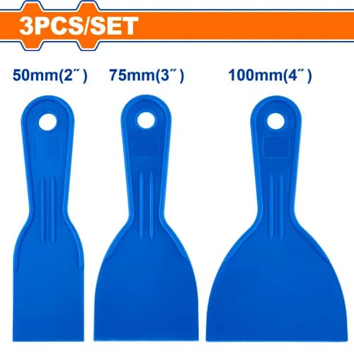 JUEGO DE ESPATULAS PLASTICAS 3PCS WADFOW