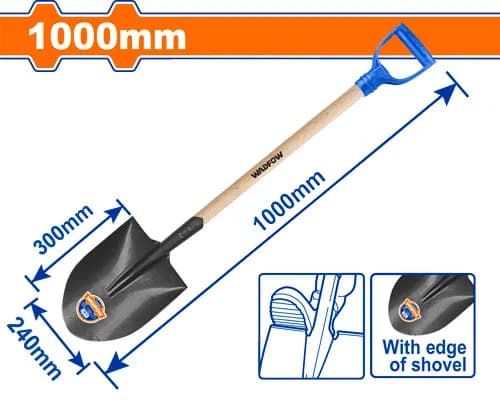 PALA DE ACERO M/MADERA PUNTONA WADFOW