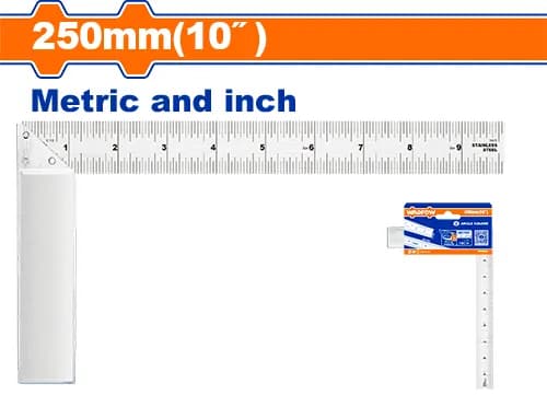 ESCUADRA EN L DE 10"ACERO INOX WADFOW