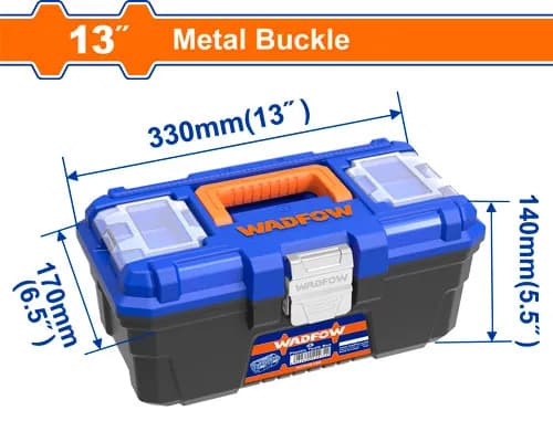 CAJA DE HERRAMIENTAS PLASTICA 13"" WADFOW