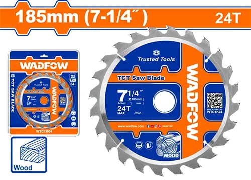 DISCO DE SIERRA 185 MM (7-1/4") 24T WADFOW
