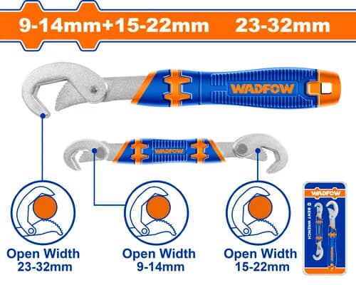 LLAVE UNIVERSAL DE 9-14MM+15-22MM 23-32MM WADFOW