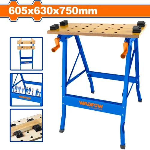 MESA DE TRABAJO PLEGABLE 605X630X750MM WADFOW
