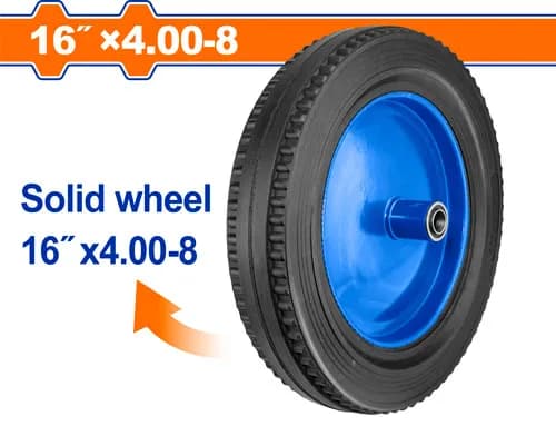 RUEDA SOLIDA CARRETILLA 16"X4.00-8 DIAMANTE 130KG WADFOW