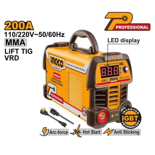 SOLDADORA INVERTER MMA/TIG LIFT - VRD 200A