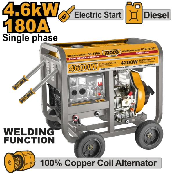 MOTOSOLDADOR A DIESEL 9HP INGCO