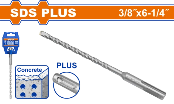 BROCA SDS PLUS 3/8" X 6-1/4" WADFOW