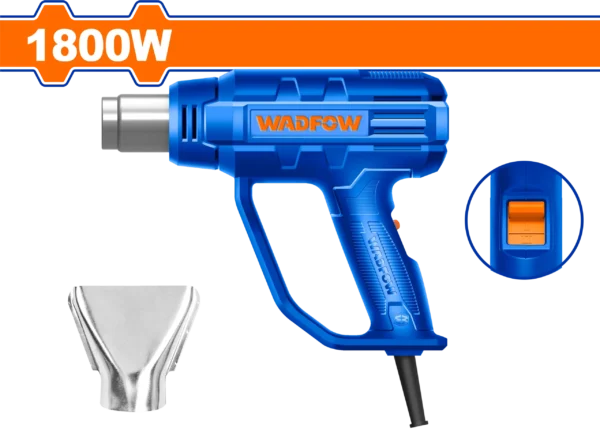 PISTOLA DE CALOR 1800W - 350°C/550°C/ 110-120V WADFOW