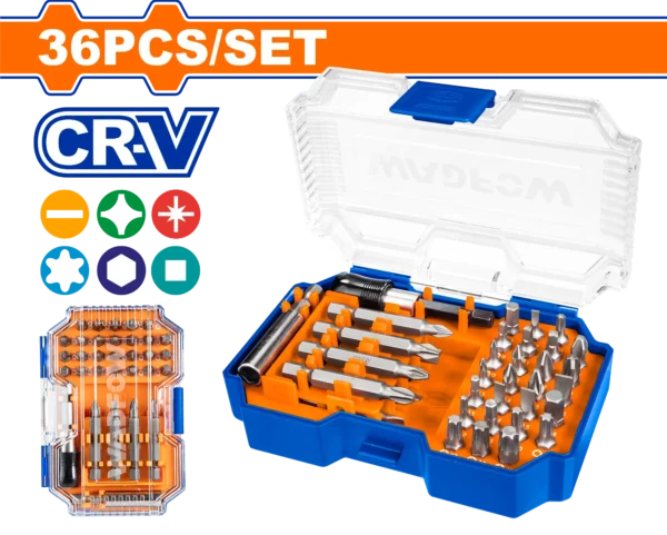 JUEGO DE 36 PUNTAS DE DESTORNILLADOR