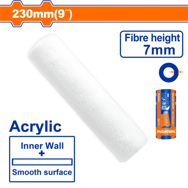 REPUESTO DE RODILLO DE FELPA DE 9"" (PARA INTERIOR)