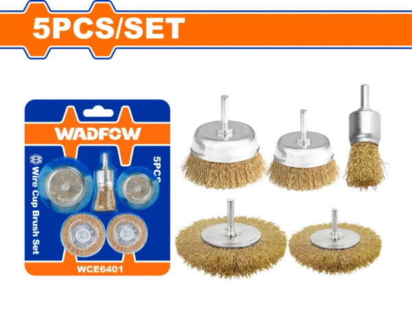 JUEGO DE 5 GRATAS DE ALAMBRE DE 1/4" P/TALADRO