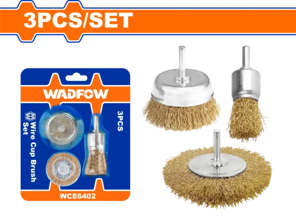 JUEGO DE 3 GRATAS DE ALAMBRE 1/4" P/TALADRO