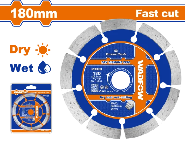 DISCO DIAMANTADO SEGMENTADO 7" X 7/8"
