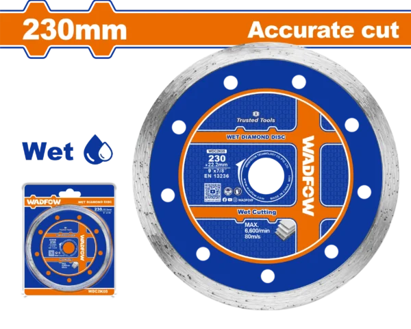 DISCO DIAMANTADO CONTINUO 9"