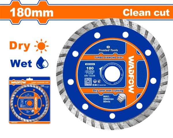 DISCO DIAMANTADO TURBO 7"