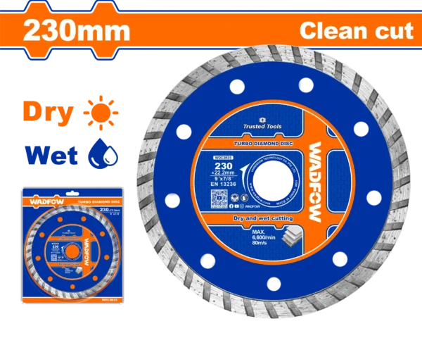 DISCO DIAMANTADO TURBO 9"