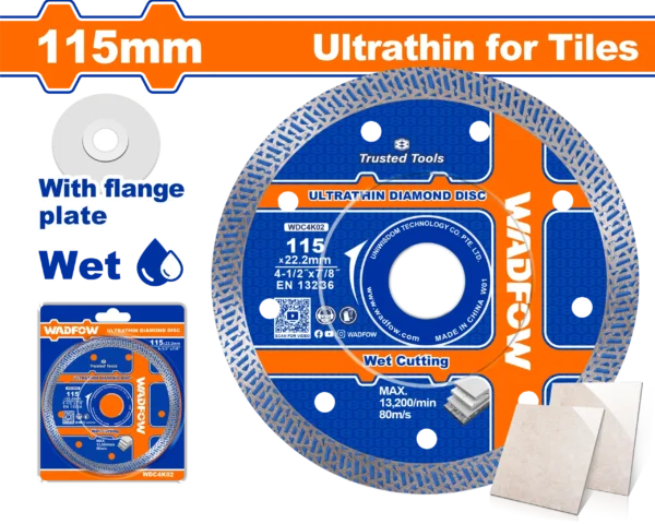 DISCO DIAMANTADO CORTE ULTRA FINO 4 1/2"