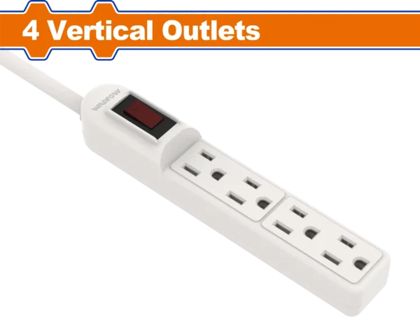 REGLETA ELECTRICA 4 ENTRADAS