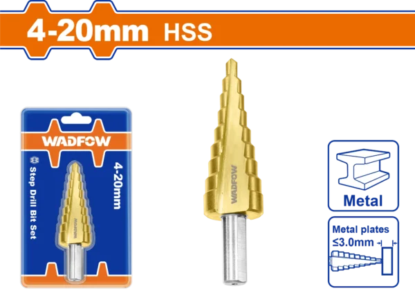 BROCA ESCALONADA DE 4-20MM