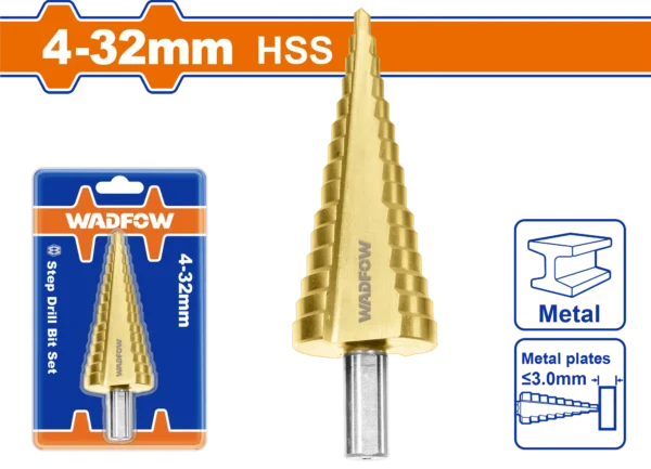 BROCA ESCALONADA DE 4-32MM