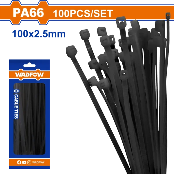 AMARRA PLASTICA NEGRA 100X2,5MM