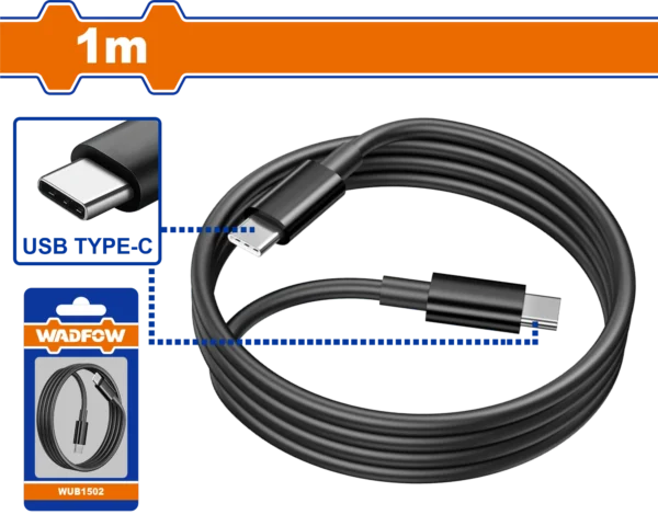 CABLE USB TIPO C-C 1M