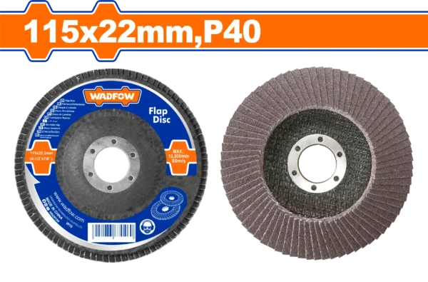 DISCO FLAP 4 1/2"X7/8" GRANO 40