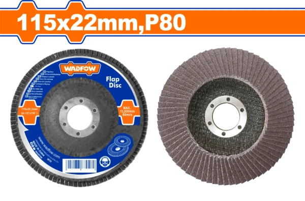 DISCO FLAP 4 1/2""X7/8"" GRANO 80