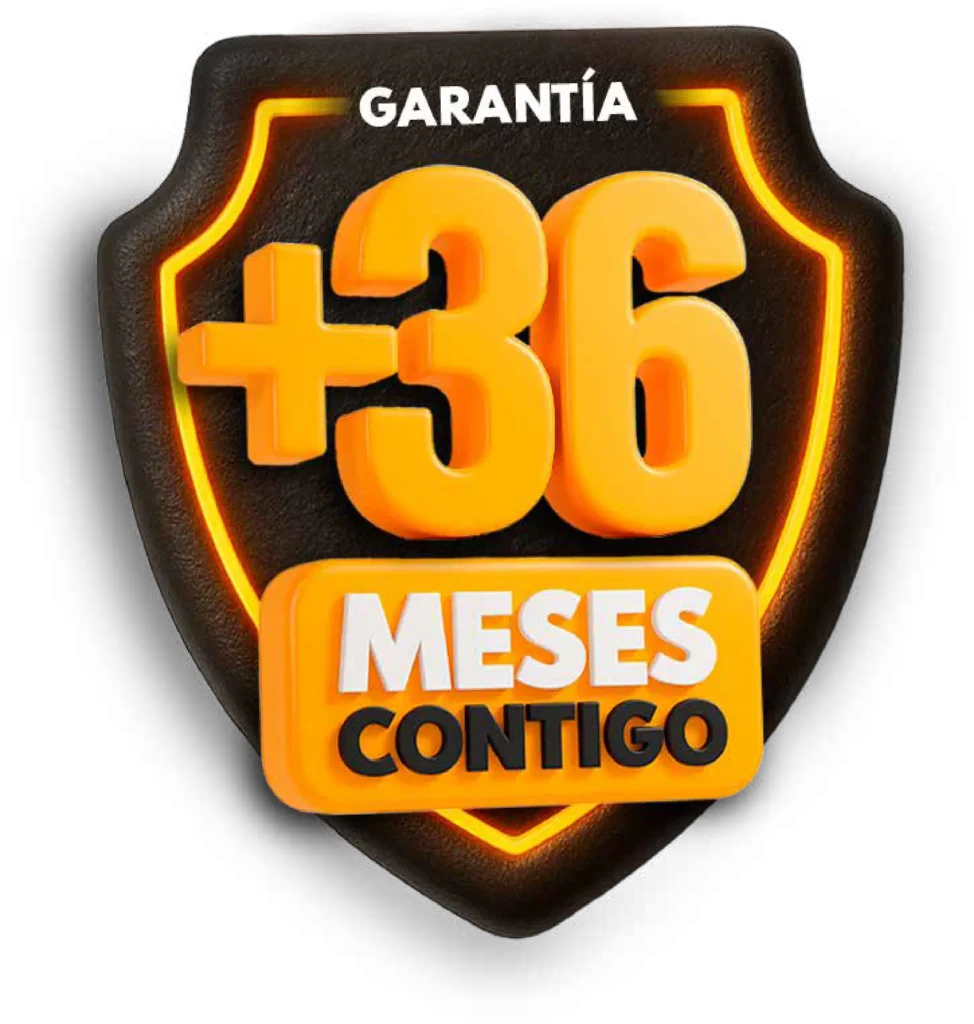 Garantía 36 meses