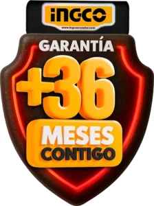 Ingco garantía 36 meses