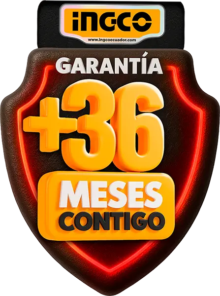 Ingco garantía 36 meses