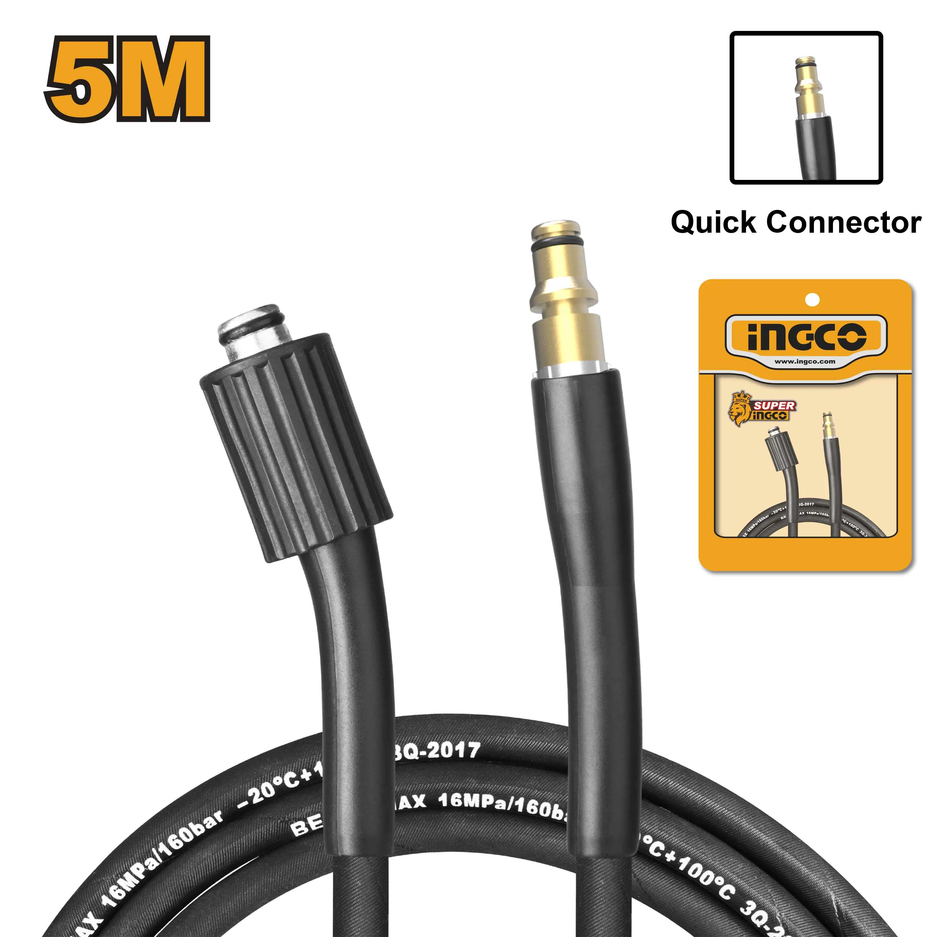 MANGUERA DE ALTA PRESION PARA HIDROLAVADORA 1800W INGCO