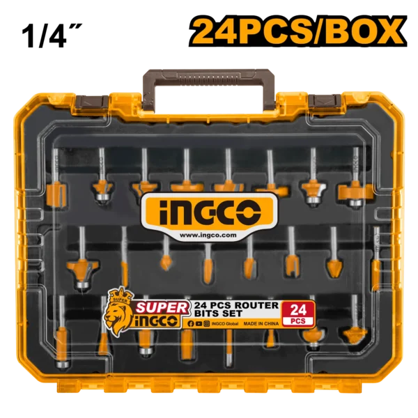 JUEGO DE FRESAS 24PCS