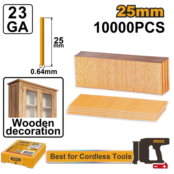 CLAVOS SIN CABEZA 25MM 10000PCS