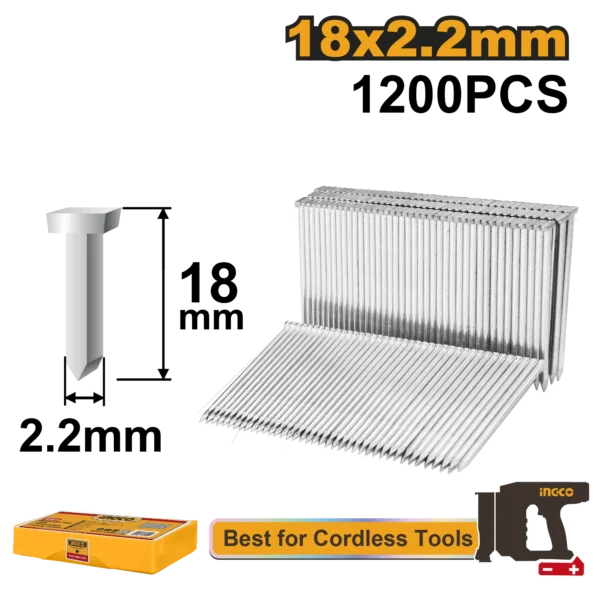 CLAVOS 18MM 1200PCS INGCO