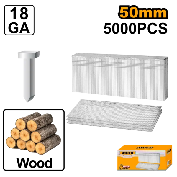 CLAVOS 50MM 2" PISTOLA 2 EN 1 5000PC