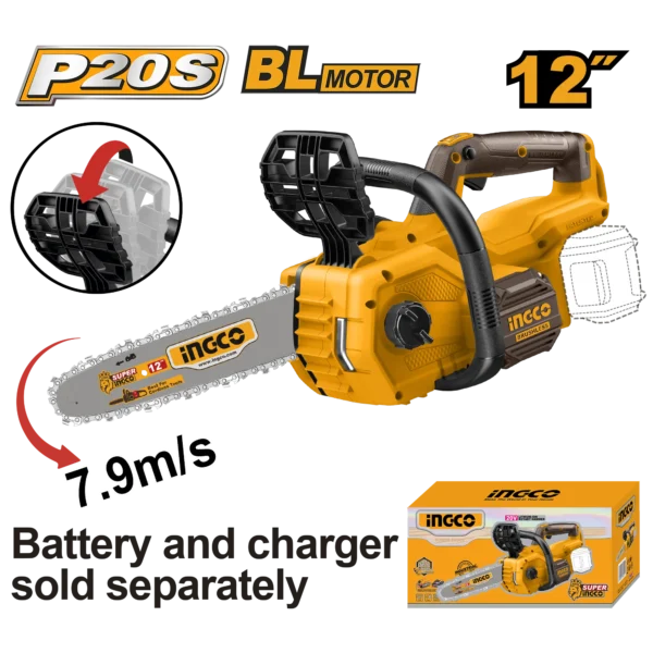 MOTOSIERRA DE IONES DE LITIO 12"" BL 20V