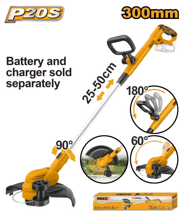 CORTADORA DE HIERBA 300MM 20V