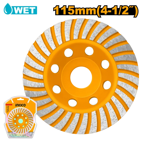 CORONA SEGMENTADA TURBO 4 1/2"XX22.22MM